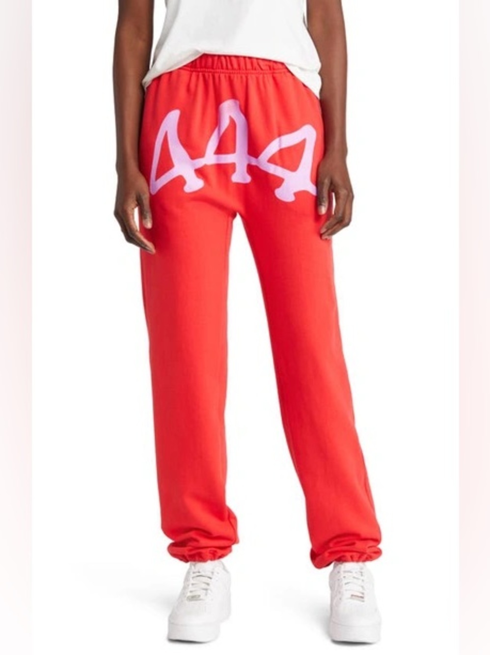 The Mayfair Group Red 444 Angel Number Universe Sweatpants Size XXL